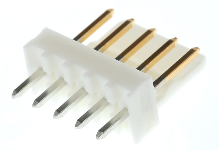 Molex KK 254 Series Straight Through Hole Pin Header, 5 Contact(s), 2.54mm Pitch, 1 Row(s), Unshrouded