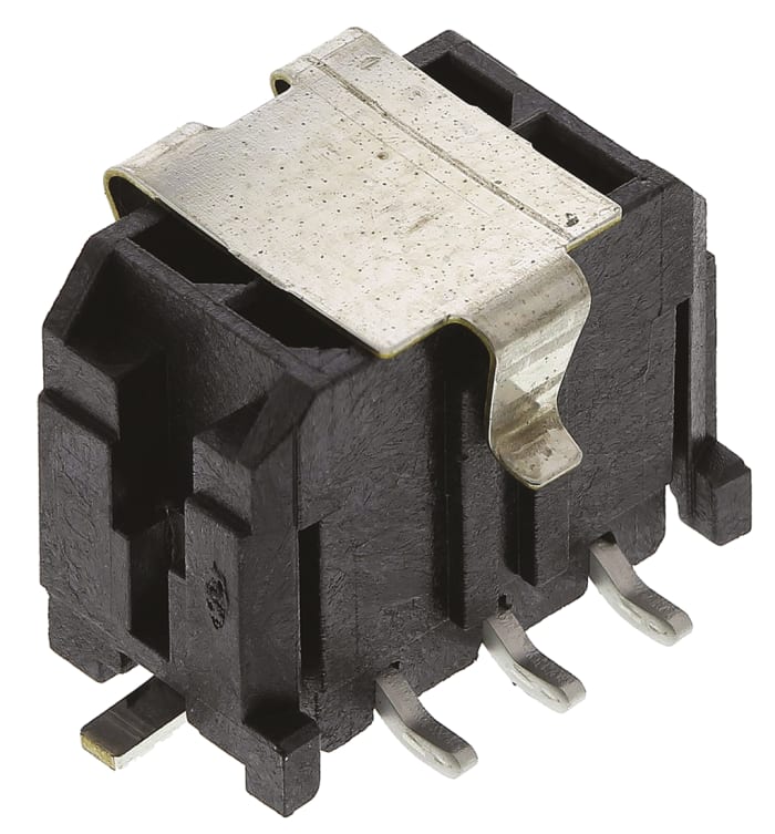 Molex Micro-Fit 3.0 Series Straight Surface PCB Header, 6 Contact(s), 3 mm Pitch, 2 Row, Shrouded