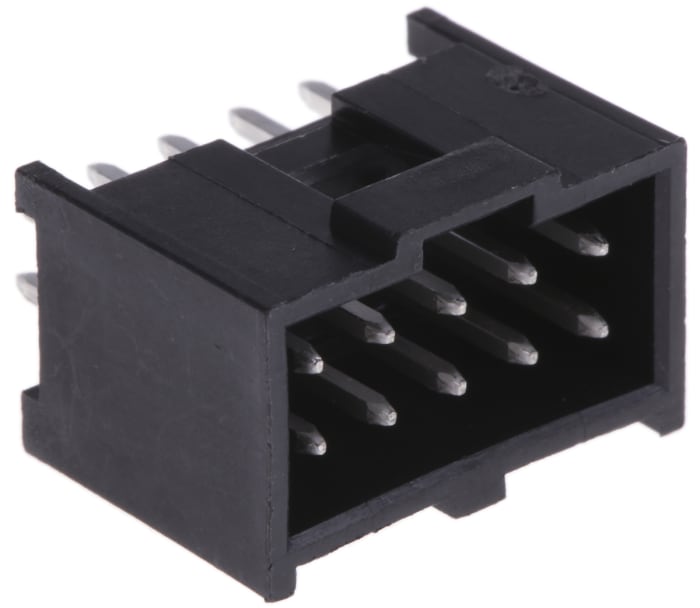 Molex C-Grid III Series Straight Through Hole PCB Header, 10 Contact(s), 2.54mm Pitch, 2 Row(s), Shrouded