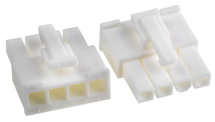 Molex, Mini-Fit Jr Female Connector Housing, 4.2mm Pitch, 4 Way, 1 Row