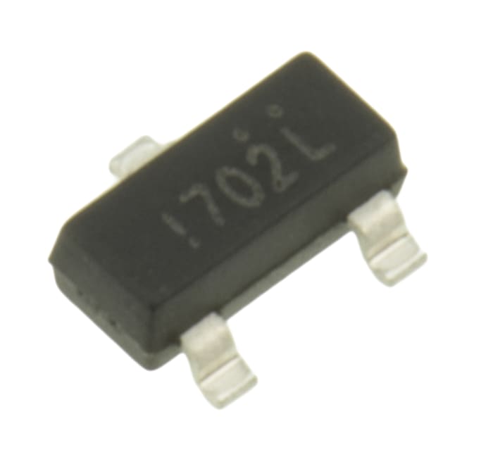 onsemi N-Channel MOSFET, 115 mA, 60 V, 3-Pin SOT-23 2N7002