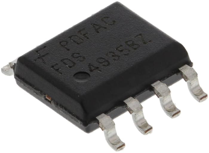 onsemi PowerTrench Dual P-Channel MOSFET, 6.9 A, 30 V, 8-Pin SOIC FDS4935BZ