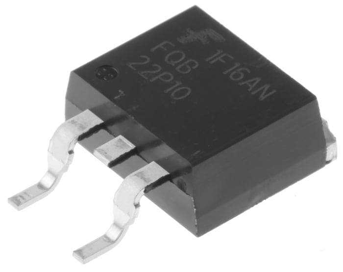 onsemi P-Channel MOSFET, 22 A, 100 V, 3-Pin D2PAK FQB22P10TM