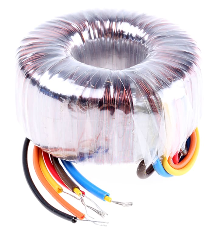 Transformateur torique RS PRO 2 sorties, 230V c.a. → 2 x 15V c.a., 15VA