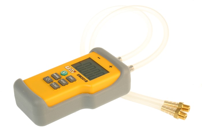 UEi EM201 Differential Manometer With 1 Pressure Port/s, Max Pressure Measurement 100mbar