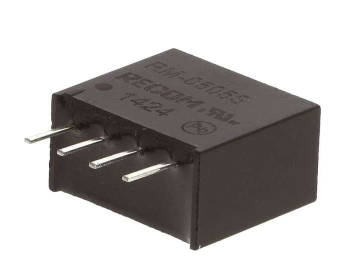 Convertidor dc-dc 0.25W, Salida 5V dc, 50mA, ±15%