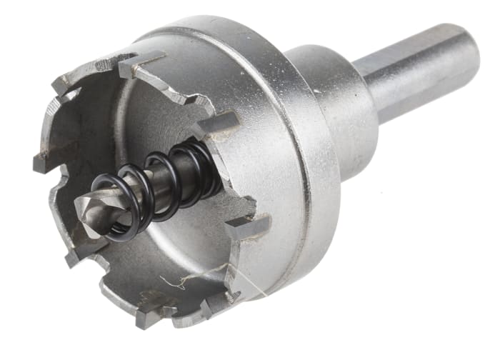 Jeu de forets à carotter RS PRO Pointes au carbure de tungstène 38mm, profondeur de coupe 13mm