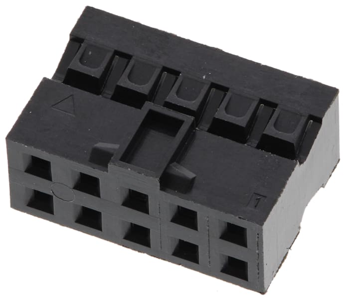 Amphenol Communications Solutions, Minitek Pwr Connector Housing, 2mm Pitch, 10 Way, 2 Row