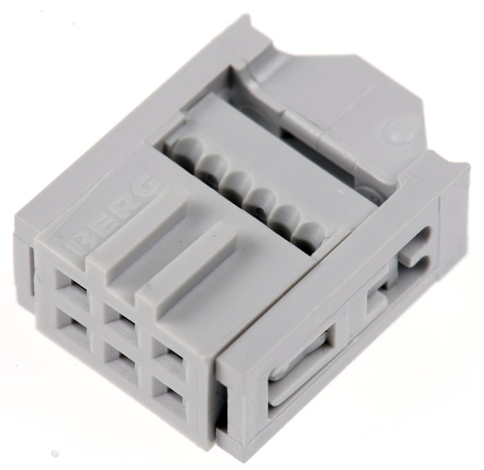 Amphenol Communications Solutions 6-Way IDC Connector Socket for Cable Mount, 2-Row