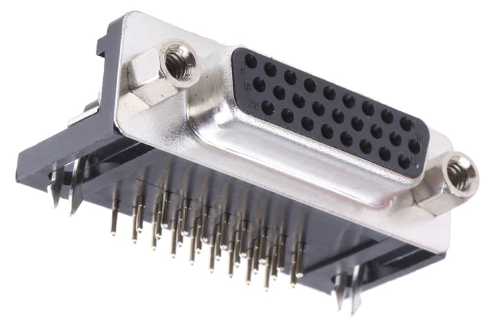 ASSMANN WSW A-HDF 26 Way Right Angle Through Hole D-sub Connector Socket, 2.29mm Pitch