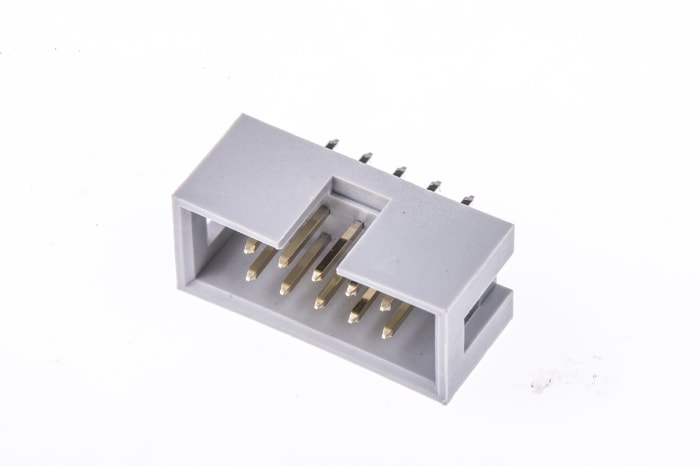 ASSMANN WSW AWHW Series Straight Through Hole PCB Header, 10 Contact(s), 2.54mm Pitch, 2 Row(s), Shrouded