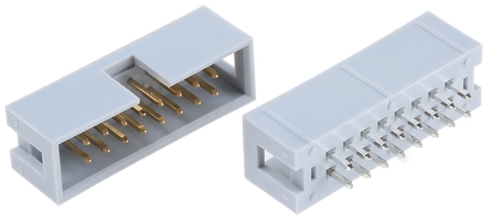 ASSMANN WSW AWHW Series Straight Through Hole PCB Header, 16 Contact(s), 2.54mm Pitch, 2 Row(s), Shrouded