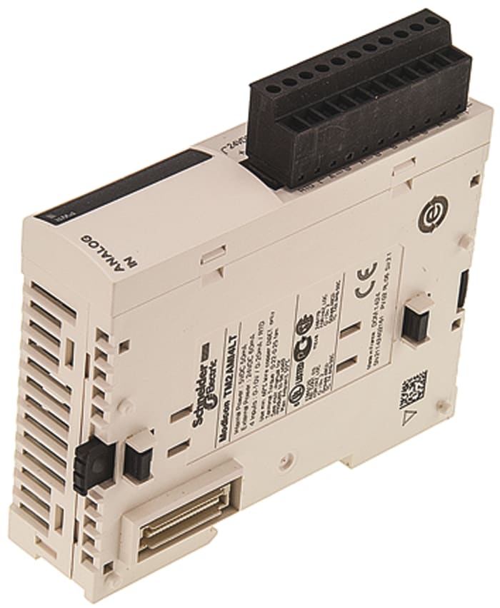 Schneider Electric, PLC G/Ç Modülü, Modicon M238, 4 x G/Ç , 24 V dc, 0,9 x 2,75 x 3,5 inç