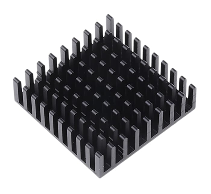 Fischer Elektronik Heatsink, Universal Square Alu, 15.7K/W, 35 x 35 x 10mm, Adhesive Foil, Conductive Foil