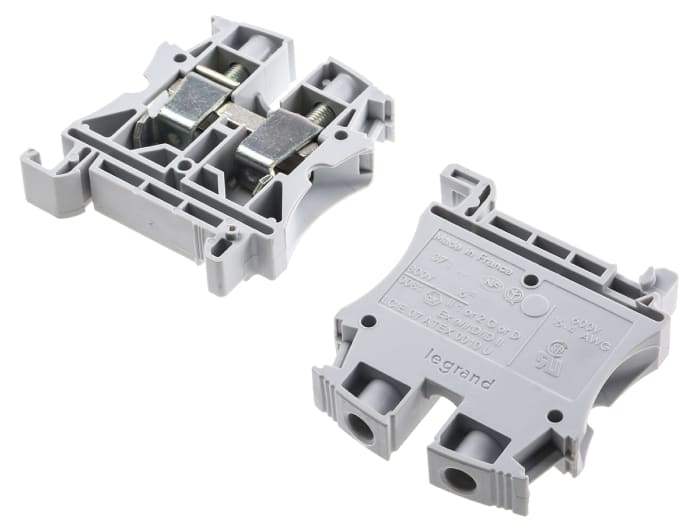 Legrand 0 371 64 371 Series Grey, 16mm², Single-Level, Screw Termination