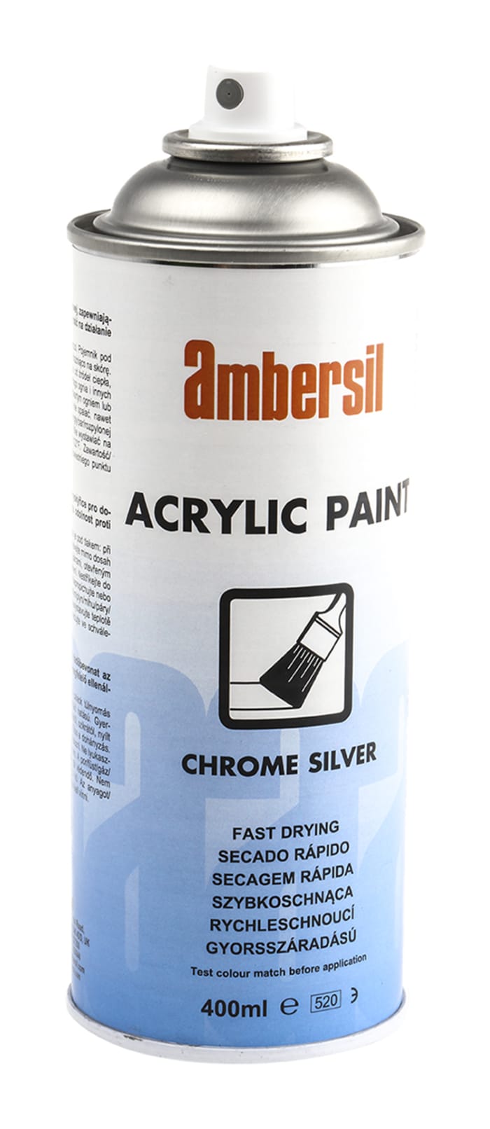 Ambersil 400ml Silver Gloss Spray Paint