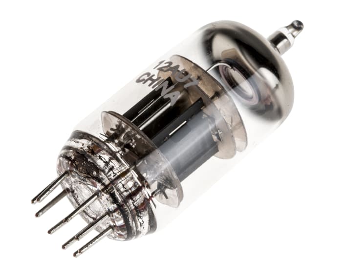 RS PRO Double Triode Thermionic Valve, B9A Base, 2.75W, 12.6V, 22.5 (Dia.) x 57mm