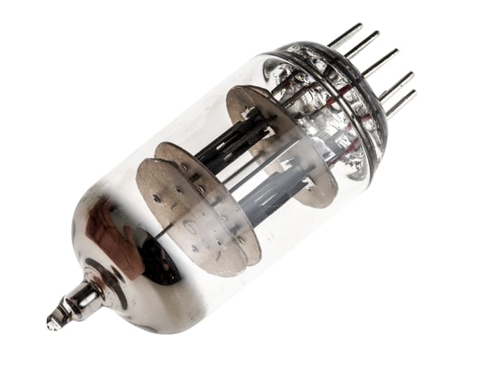 RS PRO Válvula termiónica de tríodo doble 22.5 mm, 9 pines 57 mm, 22.5 (Dia.) x 57 mm