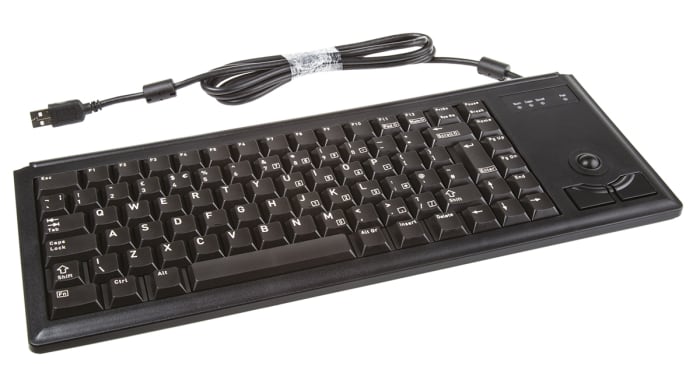 Clavier Filaire USB Compact, QWERTY (UK) Noir