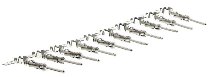 TE Connectivity Type III+ Series Male Crimp Terminal, 18AWG Min, 14AWG Max