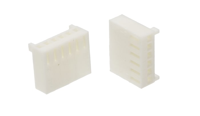 Boitier de connecteur Femelle, 6 contacts 1 rang , pas 2.54mm, Droit, Montage sur câble, série 2695