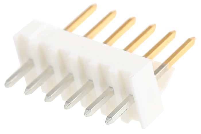 Molex KK 254 Series Straight Through Hole Pin Header, 6 Contact(s), 2.54mm Pitch, 1 Row(s), Unshrouded