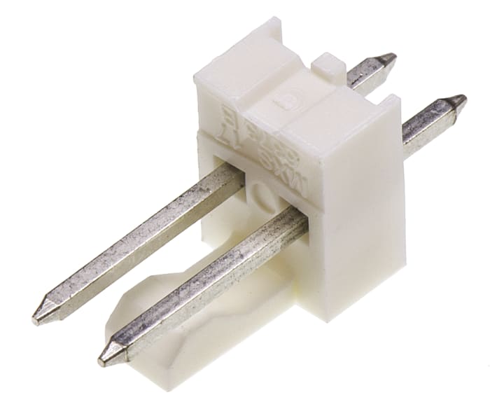 Molex KK 254 Series Straight Through Hole Pin Header, 2 Contact(s), 2.54mm Pitch, 1 Row(s), Unshrouded