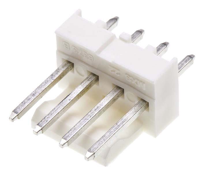 Molex KK 254 Series Straight Through Hole Pin Header, 4 Contact(s), 2.54mm Pitch, 1 Row(s), Unshrouded