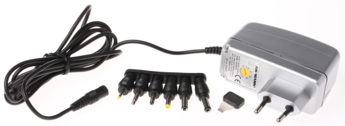 Ansmann 14.4W Plug In Power Supply 3 to 12 V dc, Output, 1.2A Output