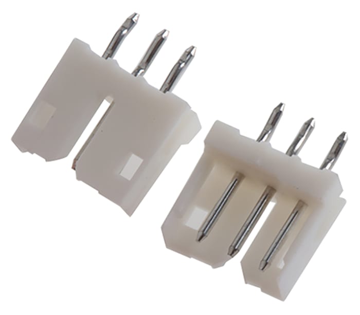 TE Connectivity AMP CT Series Straight Through Hole PCB Header, 3 Contact(s), 2 mm Pitch, 1 Row, Shrouded
