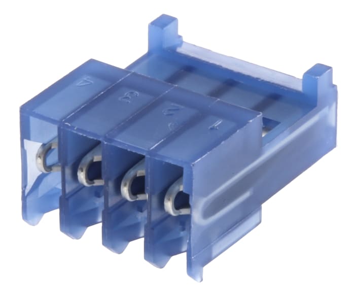 TE Connectivity 4-Way IDC Connector Socket for Cable Mount, 1-Row
