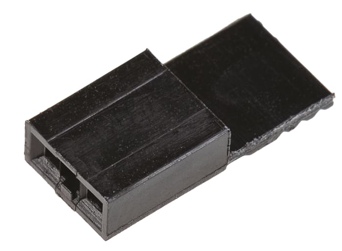 TE Connectivity, AMPMODU NOVO Shunt Female Straight Black Handle, Open Top 2 Way 1 Row 2.54mm Pitch