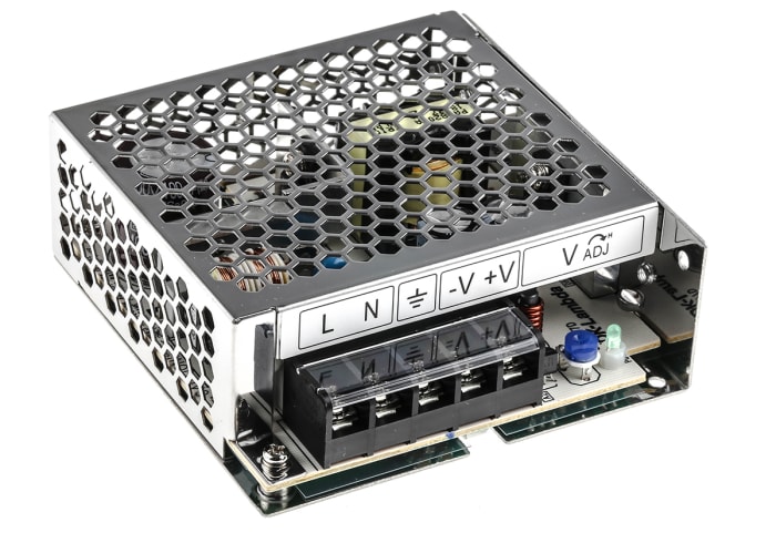 TDK-Lambda Switching Power Supply, LS50-15, 15V dc, 3.4A, 50W, 1 Output, 125 → 373 V dc, 88 → 264 V ac