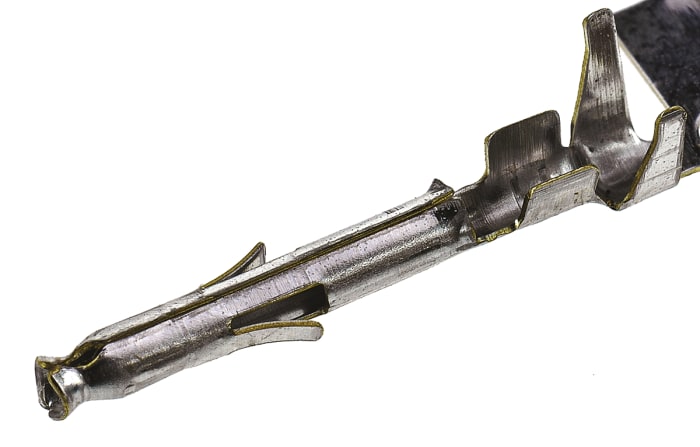 TE Connectivity Mini-Universal MATE-N-LOK Series Female Crimp Terminal, 22 AWG Min Crimp, 18 AWG Max