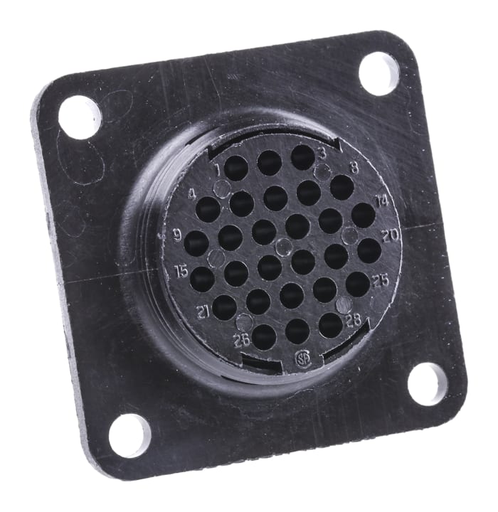 TE Connectivity Circular Connector, 28 Contacts, Panel Mount, Socket, Female, CPC Series 2 Series