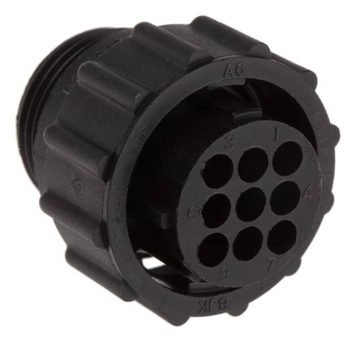 TE Connectivity Circular Connector, 9 Contacts, Cable Mount, Plug, Female, CPC Series 1 Series
