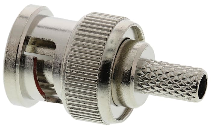 TE Connectivity, Plug Cable Mount BNC Connector, 50Ω, Crimp Termination, Straight Body