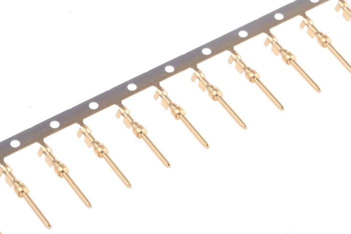 TE Connectivity, AMPLIMITE HDP-20 Series, size 20 Male Crimp D-sub Connector Contact, Gold over Nickel Signal, 24