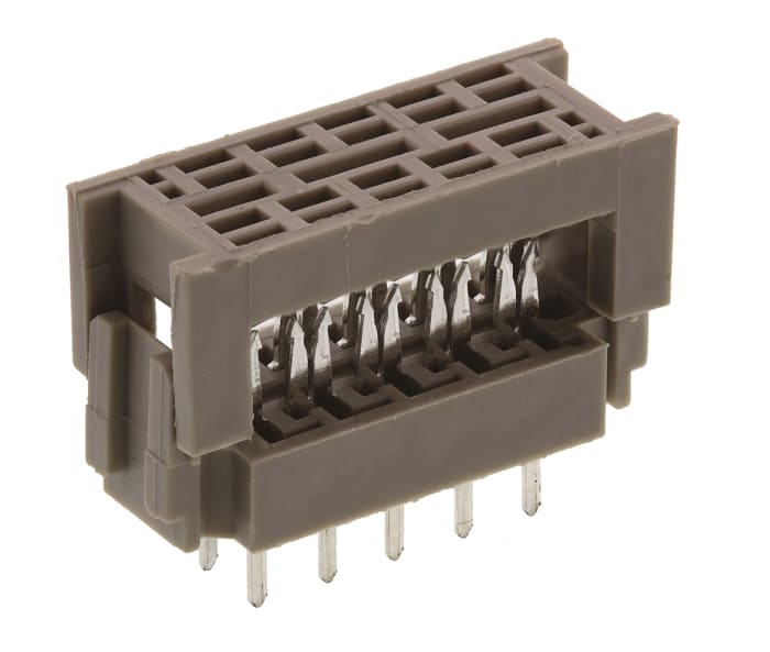 TE Connectivity 10-Way IDC Connector Plug for Cable Mount, 2-Row