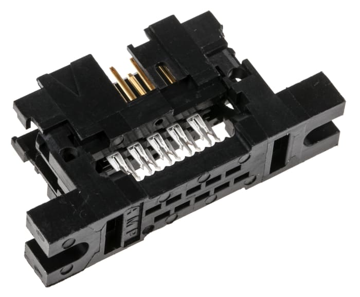 TE Connectivity 10-Way IDC Connector Plug for Cable Mount, 2-Row
