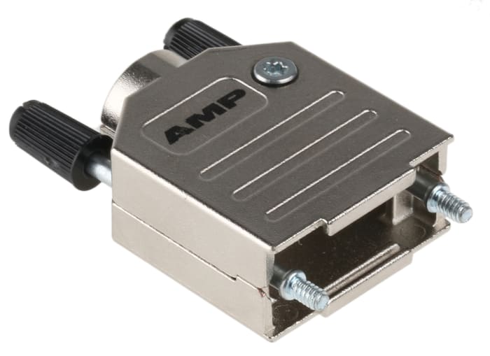 TE Connectivity ADK Series Zinc D Sub Backshell, 9 Way, Strain Relief