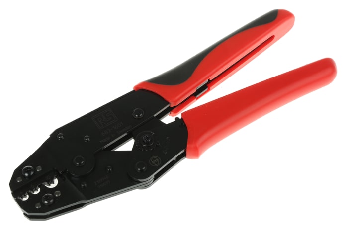 RS PRO Hand Ratcheting Crimp Tool for Tubular Cable Lugs, 4 → 10mm² Wire