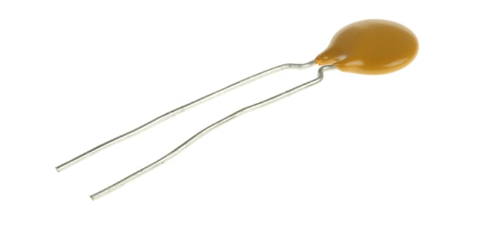 Vishay Single Layer Ceramic Capacitor (SLCC) 1nF 1kV dc ±10% Y5R Dielectric, F, Through Hole +125°C Max Op. Temp.