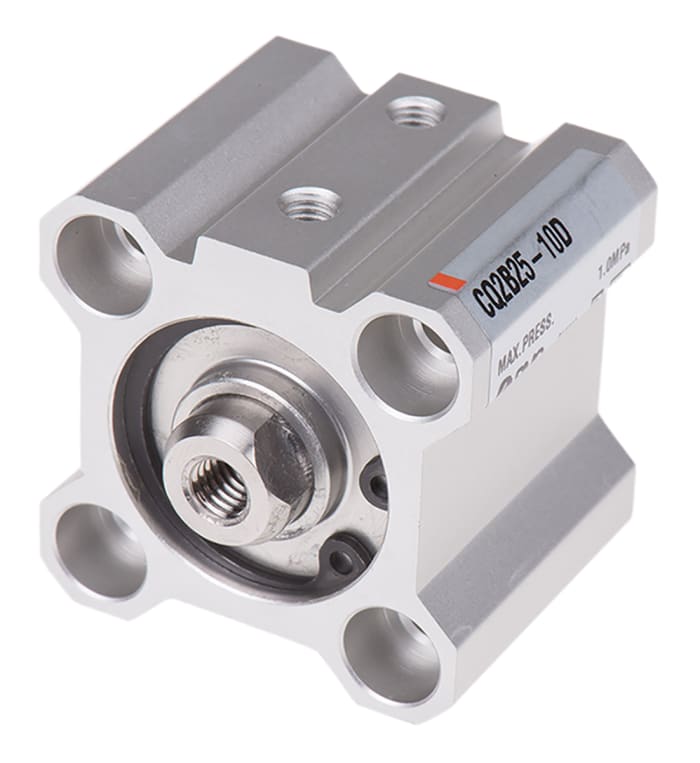 CQ2B2510D SMC SMC Pneumatic Compact Cylinder 25mm Bore, 10mm Stroke