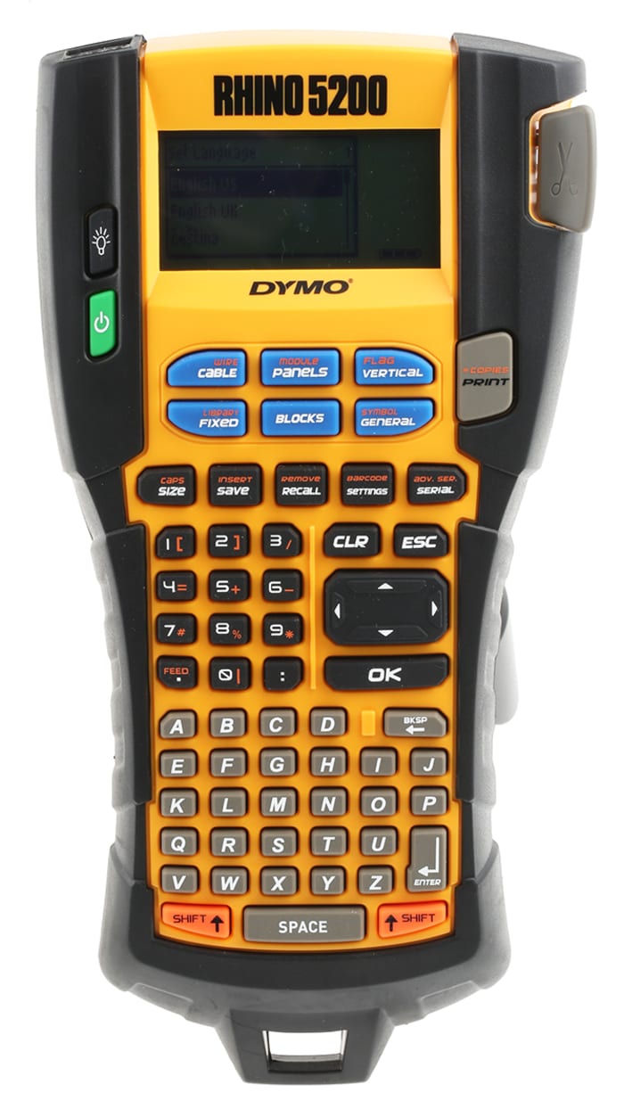 S0841400 Dymo Dymo Rhino 5200 Handheld Label Printer With - Dymo rhino 5200 label