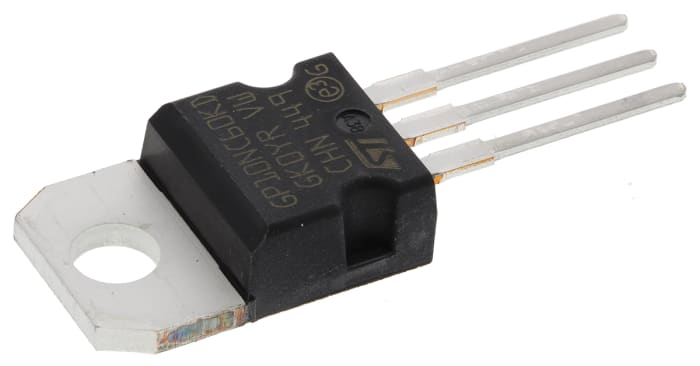 STMicroelectronics, Type N-Channel IGBT, 20 A 600 V, 3-Pin TO-220, Through Hole