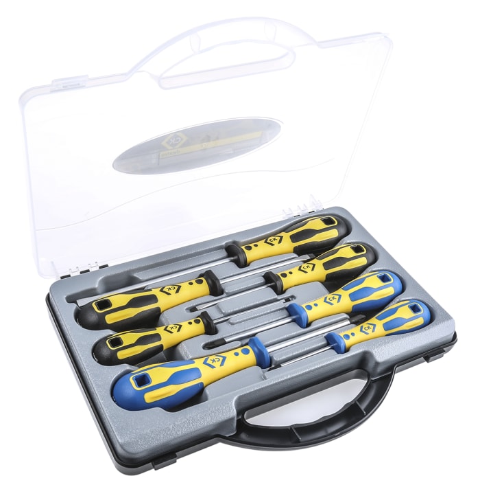 CK Pozidriv, Slotted Screwdriver Set, 7-Piece