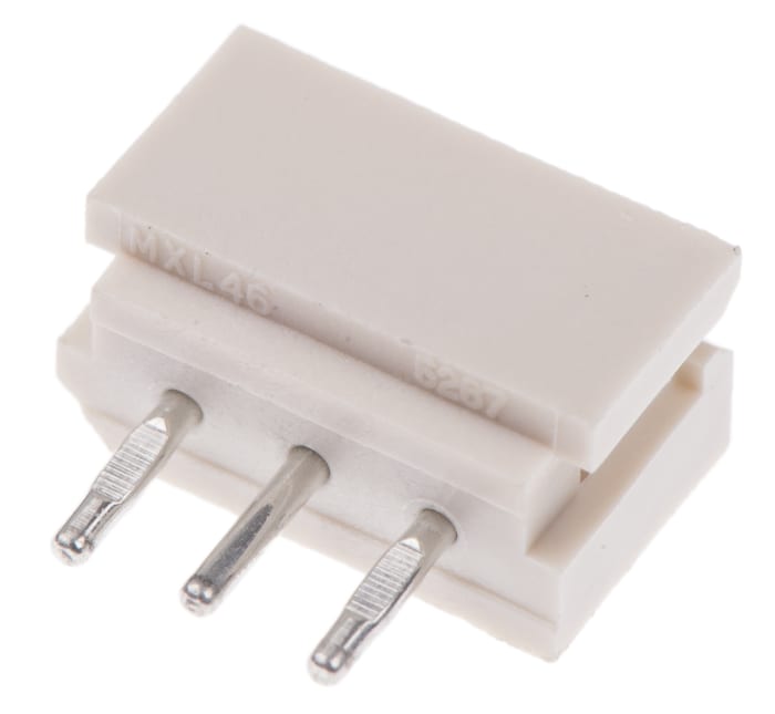Molex SPOX Series Straight Through Hole PCB Header, 3 Contact(s), 2.5mm Pitch, 1 Row(s), Shrouded