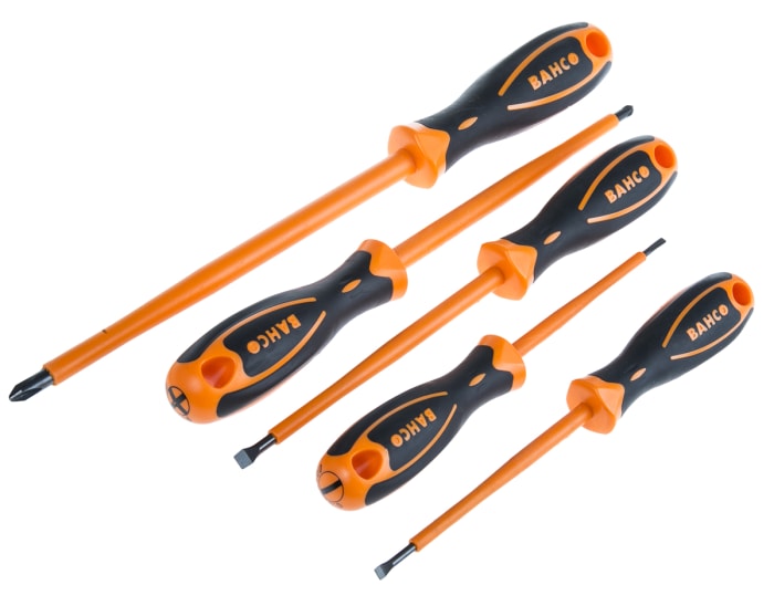 Bahco Phillips, Slotted Screwdriver Set, 5-Piece