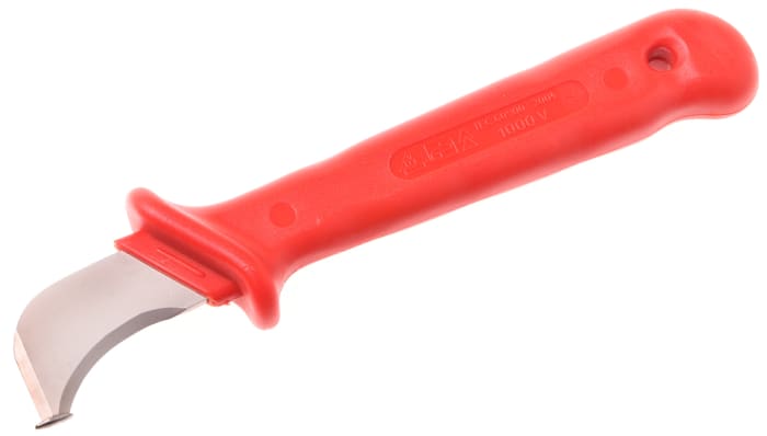 Bahco Cable Knife, VDE/1000V, 180 mm Overall, 38 mm Blade